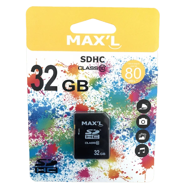 Max'L SDHC Kaart 32GB Classe 10